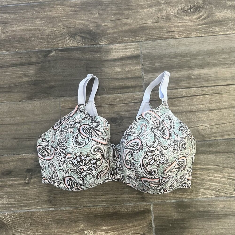 Cacique Bra Size 40H Paisley (207)